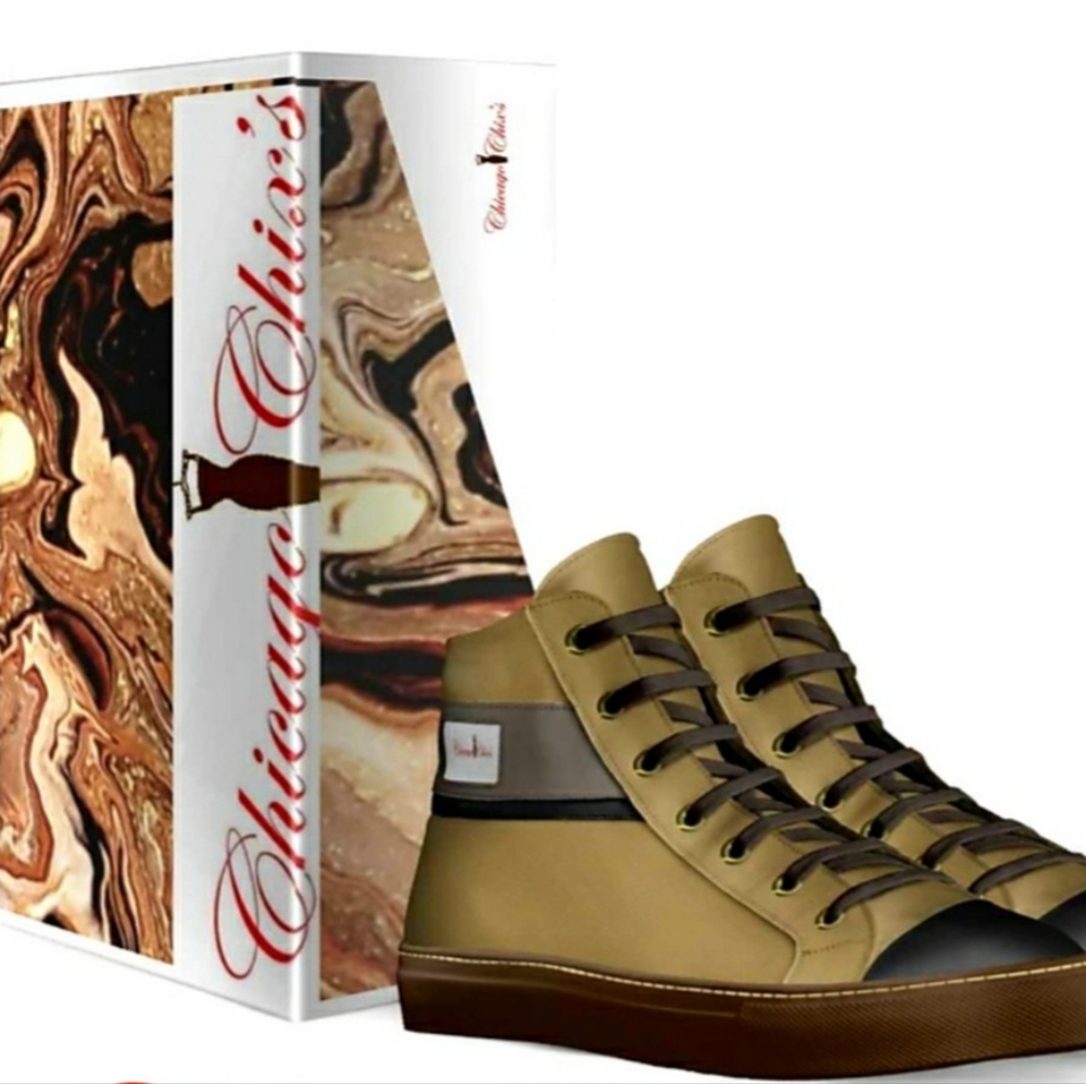 Women Tan High-Top Sneakers PRE-ORDERS ONLY! Price FIRM!